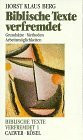 Biblische Texte verfremdet, in 12 Bdn., Bd.1, Biblische Texte verfremdet