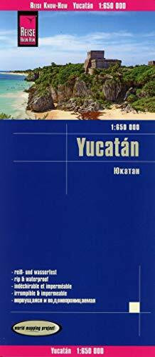 Reise Know-How Landkarte Yucatán (1:650.000): world mapping project