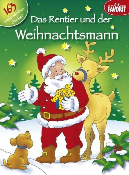 Das Rentier und der Weihnachtsmann