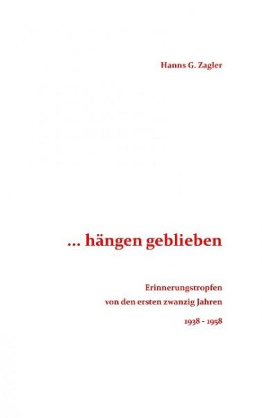 ... hängen geblieben