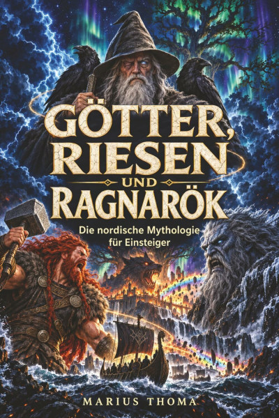 Götter, Riesen und Ragnarök: Die nordische Mythologie für Einsteiger. Ein Familiendrama mit Ablaufdatum – rabenschwarz, unzensiert & farbig illustriert