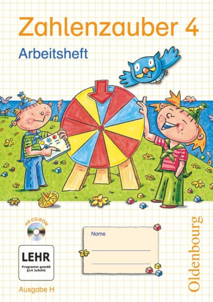 Zahlenzauber 4 Ausgabe H. Arbeitsheft mit CD-ROM