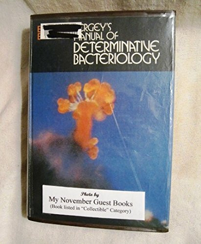 Bergey Manual Bacteriology 8e CB