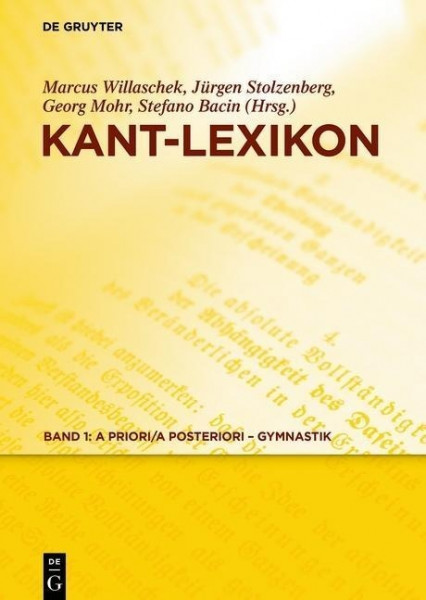 Kant-Lexikon. 3 Bände