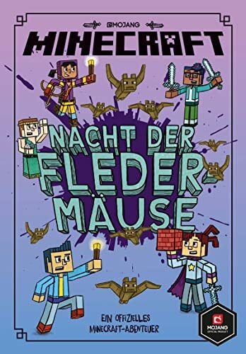 Minecraft, Nacht der Fledermäuse: Ein offizielles Minecraft-Abenteuer | Für Leseanfänger ab der 2. Klasse | Spannende Unterhaltung mit vielen Bildern ... (Die Woodsword-Chroniken, Band 2)