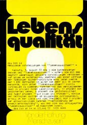 Lebensqualität? Von der Hoffnung Mensch zu sein