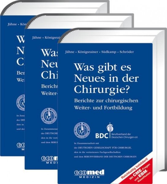 Was gibt es Neues in der Chirurgie? Jahresbände 2014, 2015, 2016