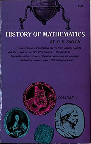 History of Mathematics, Vol. I (Dover Books on Mathematics)