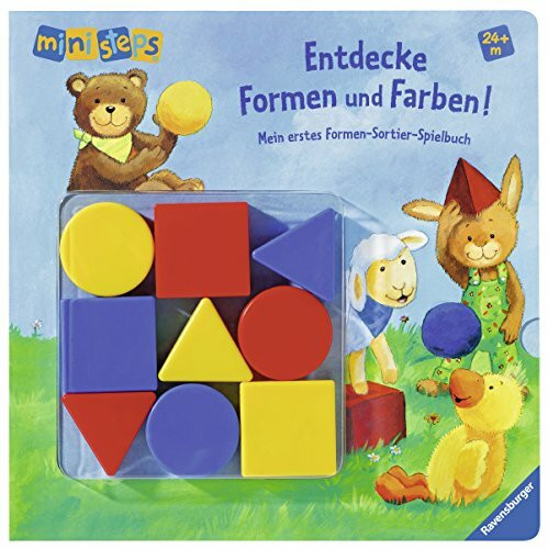 Entdecke Formen und Farben!: Mein erstes Formen-Sortier-Spielbuch. Ab 24 Monaten (ministeps Bücher)