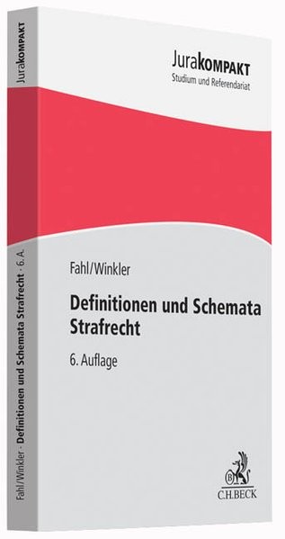 Definitionen und Schemata Strafrecht (Jura kompakt)