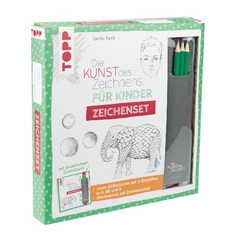 Die Kunst des Zeichnens für Kinder Zeichenset