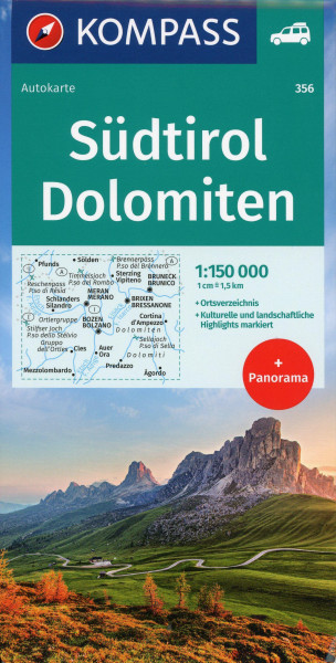 Südtirol, Dolomiten 1:150 000