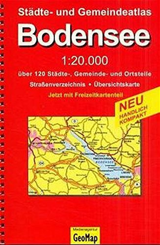 Bodensee 1 : 20 000. Städte- und Gemeindeatlas