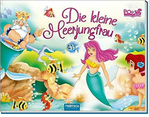 Trötsch Pop-up-Mini "Die kleine Meerjungfrau": Wattierter Einband mit Glitzer