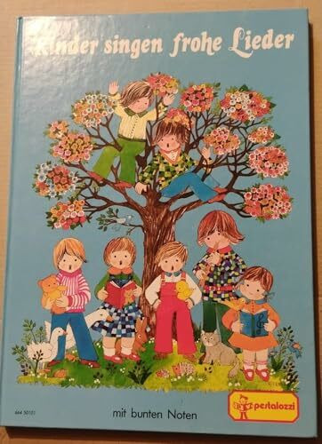 Kinder singen frohe Lieder. Mit bunten Noten