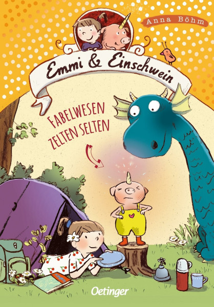 Emmi & Einschwein 6. Fabelwesen zelten selten: Spannendes Kinderbuch-Abenteuer über Freundschaft, Achtsamkeit und Naturschutz in der Welt der Fabelwesen ab 8 Jahren