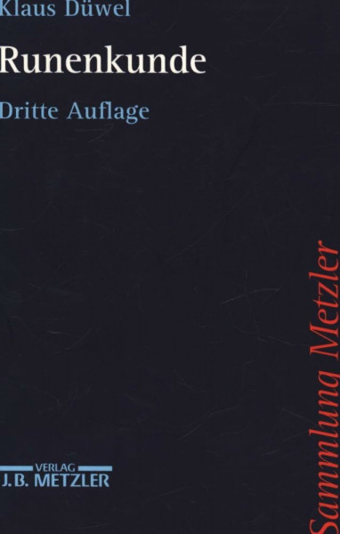Sammlung Metzler, Bd.72, Runenkunde