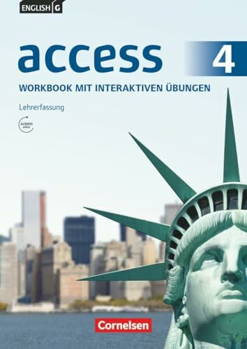 English G Access - Allgemeine Ausgabe: Access|NULL|Allgemeine Ausgabe 2014|Band 4: 8. Schuljahr|NULL|NULL|Workbook mit interaktiven Übungen online - Lehrkräftefassung|Mit Audio-CD und Audios online