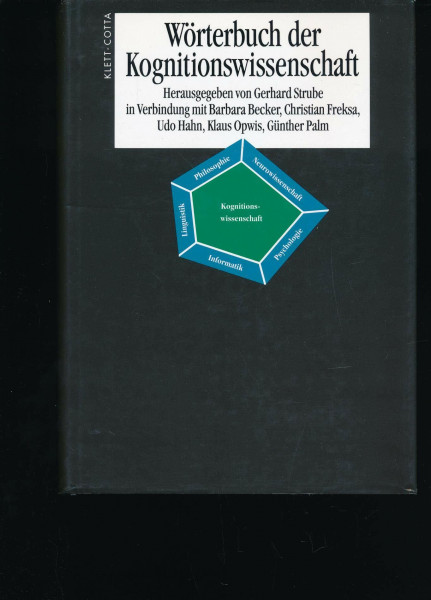 Wörterbuch der Kognitionswissenschaft: 2000 Stichwörter