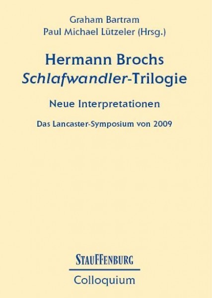 Hermann Brochs Schlafwandler-Trilogie