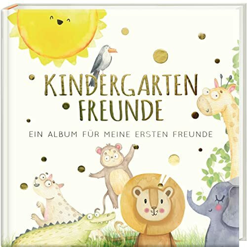 Kindergartenfreunde - SAFARI: ein Album für meine ersten Freunde (Freundebuch Kindergarten 3 Jahre) PAPERISH®