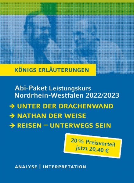 Abitur Deutsch NRW 2022 LK - Königs Erläuterungen-Paket / Leistungskurs - Nordrhein-Westfalen