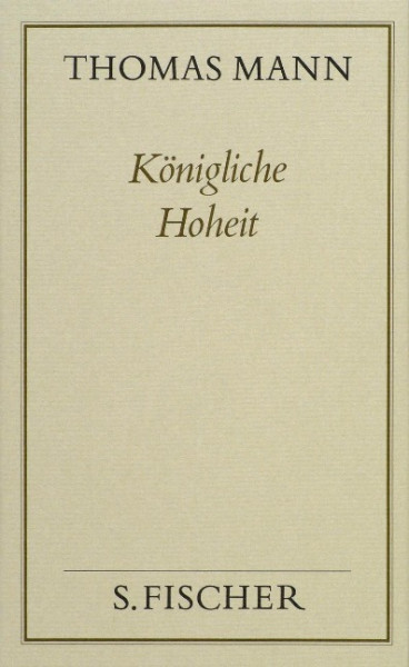 Königliche Hoheit ( Frankfurter Ausgabe)