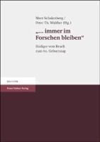 "...immer im Forschen bleiben"