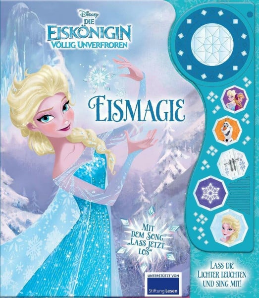 Lightshow Soundbuch - Disney - Die Eiskönigin, Eismagie - interaktives Pappbilderbuch mit leuchtendem Kristall-Licht und fünf zauberhaften Geräuschen: .