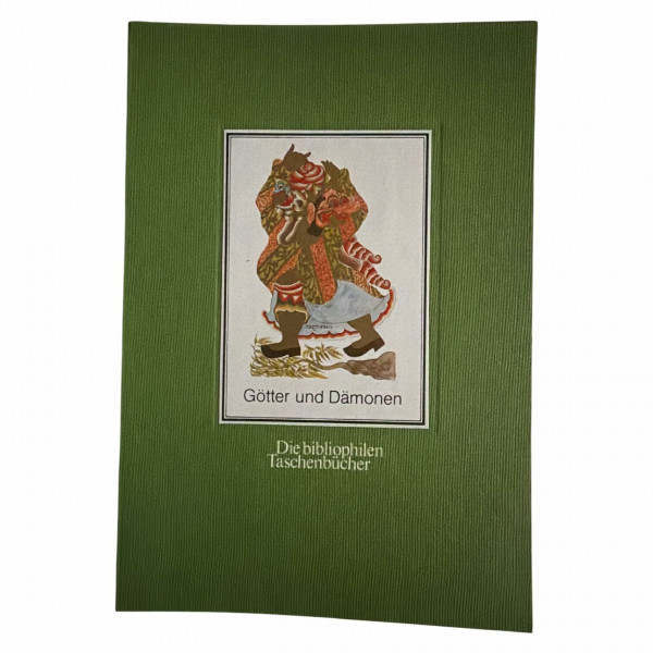 Götter und Dämonen. Handschrift mit Schattenspielfiguren.