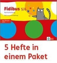 Fidibus 5/6. Arbeitsheft Rechtschreibung - Dehnung und Schärfung. 5-er Paket