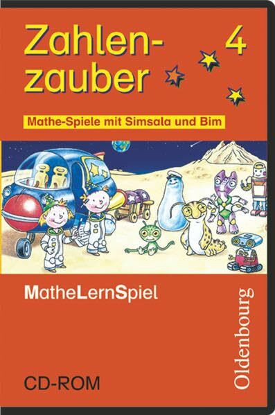 Zahlenzauber - Mathematik für Grundschulen - Materialien zu allen Ausgaben - 4. Schuljahr: Mathe-Spiele mit Simsala und Bim - Lernspiel-CD-ROM