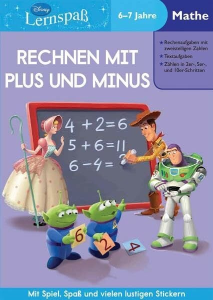 Disney: Lernspaß Toy Story Rechnen mit Plus & Minus (6-7 Jahre)