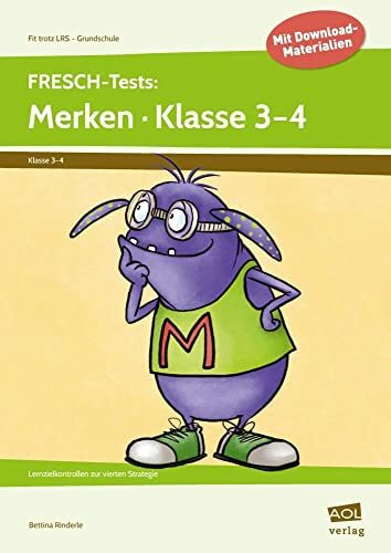 FRESCH-Tests: Merken - Klasse 3-4: Lernzielkontrollen zur vierten Strategie