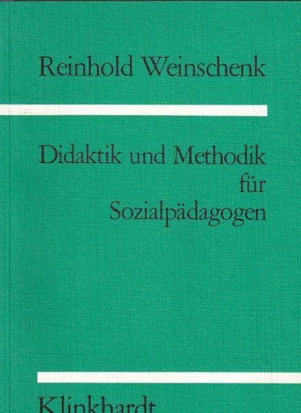 Didaktik und Methodik für Sozialpädagogen.