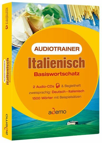 Audiotrainer Basiswortschatz Italienisch: Zweisprachig: Deutsch-Italienisch. 1500 Wörter mit Beispielsätzen. Für Anfänger, Wiedereinsteiger und ... Wiedereinsteiger und Schüler der Klassen 5-8