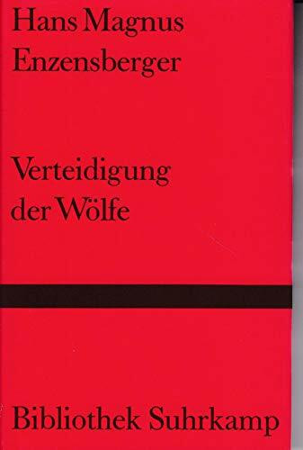 Verteidigung der Wölfe: Gedichte (Bibliothek Suhrkamp)