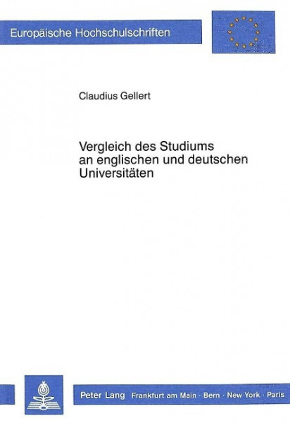 Vergleich des Studiums an englischen und deutschen Universitäten