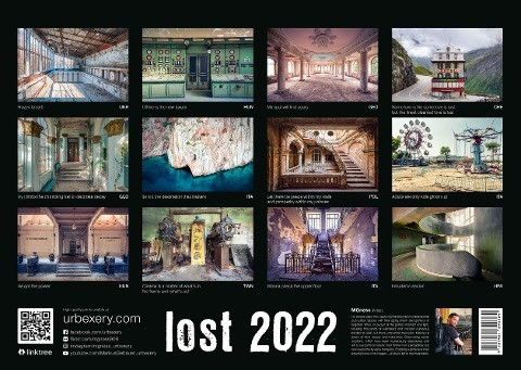 Lost 2022 - Kalender Urbexery Abandoned Places A3 Calendar