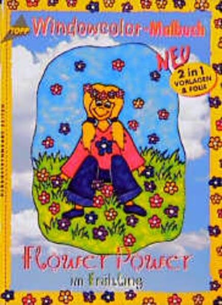 Windowcolor-Malbuch, Flower Power im Frühling