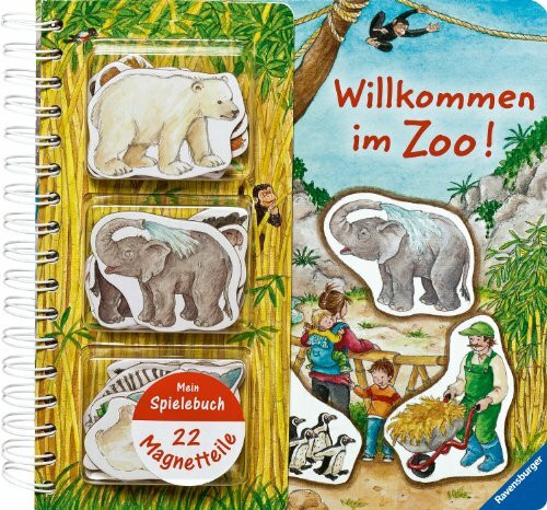Willkommen im Zoo!: Mein Spielebuch