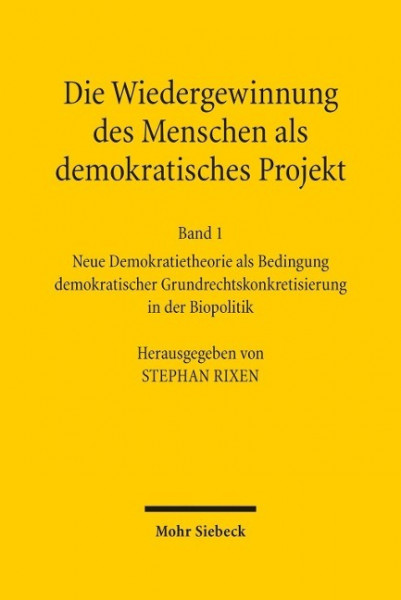 Die Wiedergewinnung des Menschen als demokratisches Projekt