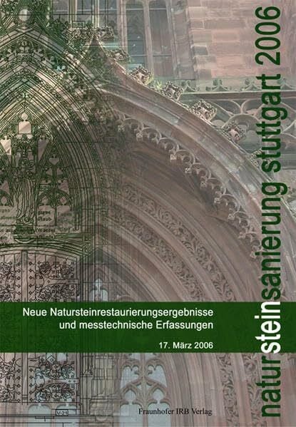 Natursteinsanierung Stuttgart 2006: Neue Natursteinrestaurierungsergebnisse und messtechnische Erfassungen