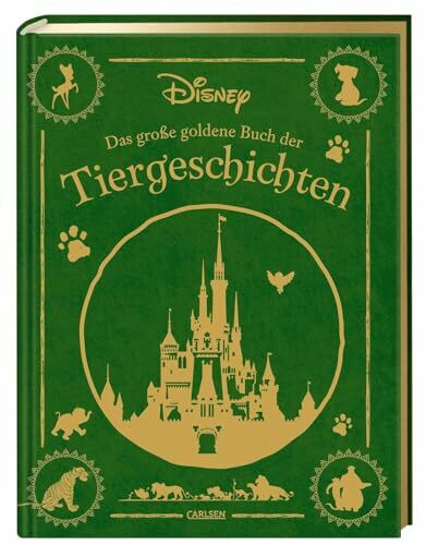 Disney: Das große goldene Buch der Tiergeschichten: 20 Vorlesegeschichten ab 4 Jahren mit den beliebtesten Disney-Tieren in einem hochwertigen Sammelband (Die großen goldenen Bücher von Disney)