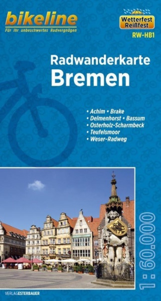 Bikeline Radwanderkarte Bremen 1 : 60 000