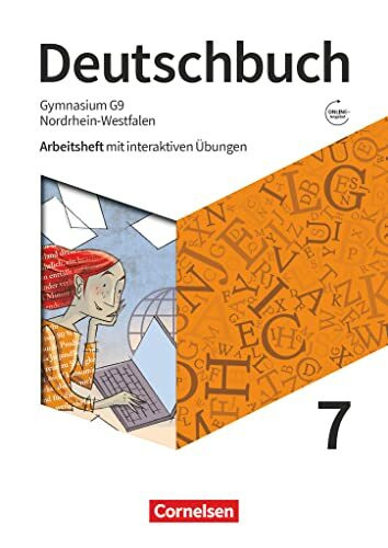 Deutschbuch Gymnasium - Nordrhein-Westfalen - Ausgabe 2019 - 7. Schuljahr: Arbeitsheft mit interaktiven Übungen online - Mit Lösungen und Erklärfilmen
