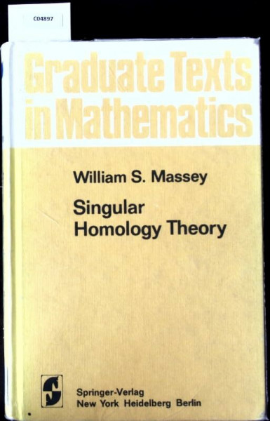 Singular Homology Theory (Graduate Texts in Mathematics)