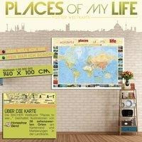 Welt "Places of my Life..." Posterkarte