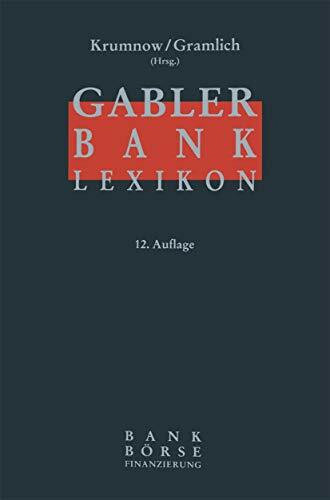 Gabler Bank Lexikon