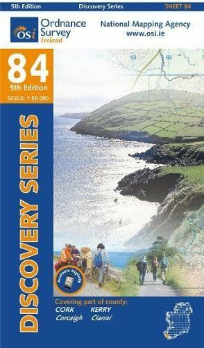 Irish Discovery Series 84. Cork, Kerry 1 : 50 000